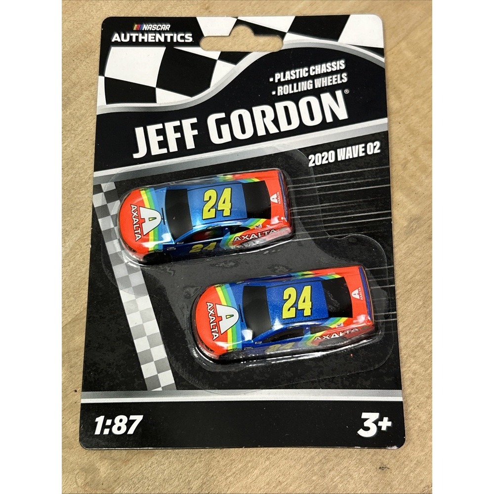 Nascar Authentics 2020 Wave 02 Jeff Gordon #24 1:87 Scale Car Collectible NIB 3+